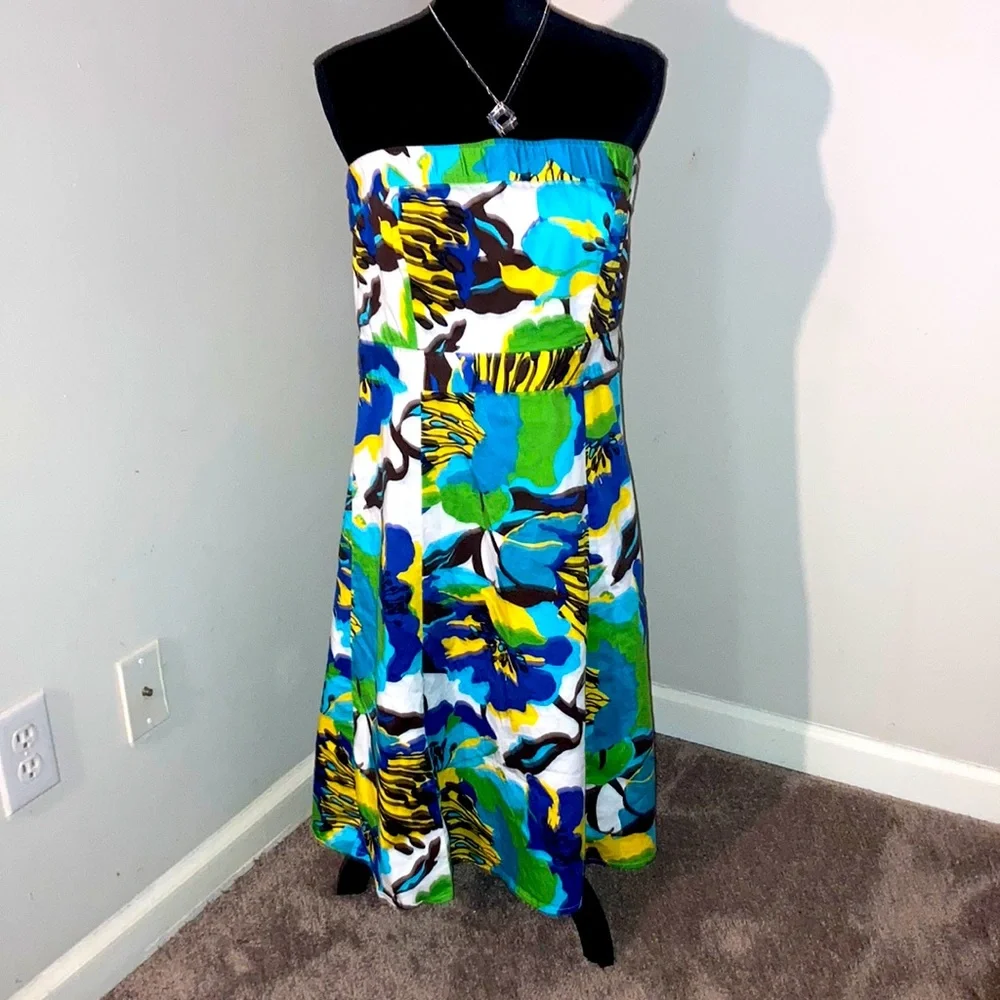 Ana | Women’s Strapless MIDI Dress - Size 16 - Picture 1 of 12